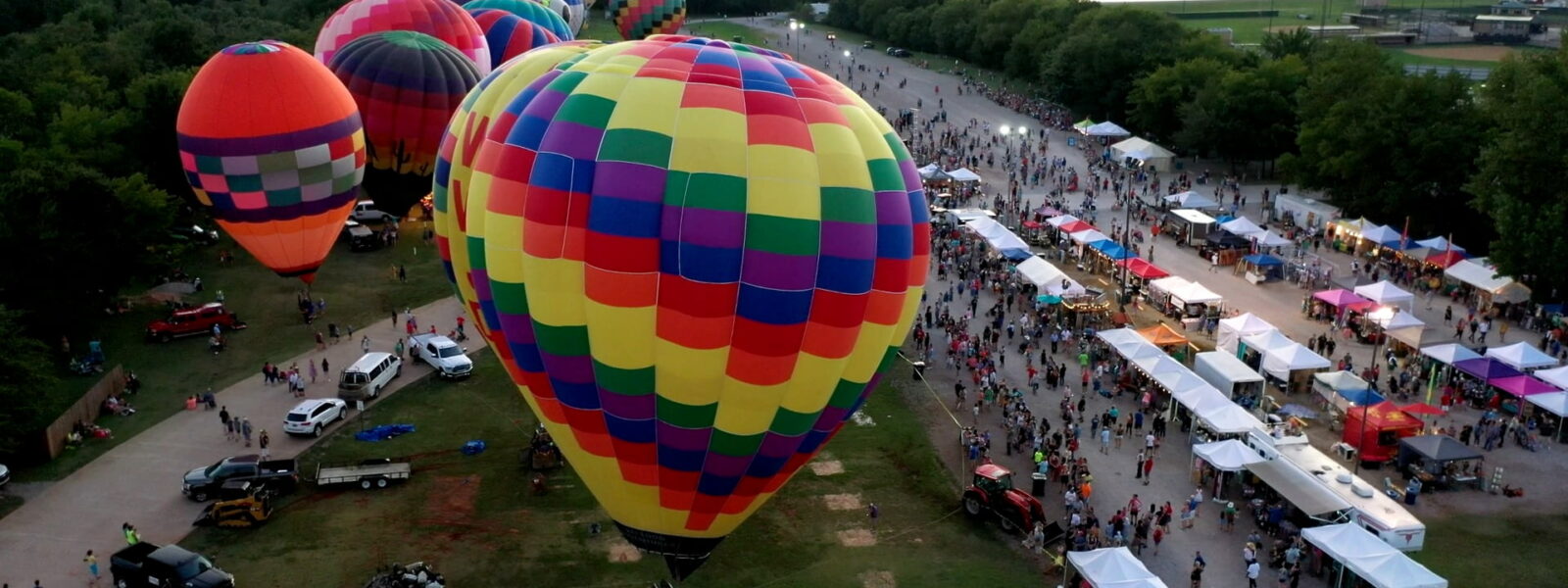 hot air balloons